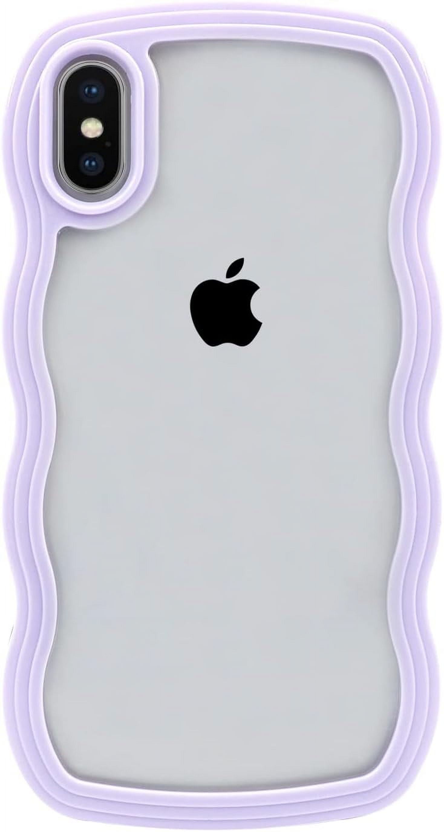 Phone Case for iPhone X/iPhone Xs, Cute Curly Wave Frame Shape Shockproof  Soft iPhone Case for Women Girls, TPU Bumpers Back Phone Cover for iPhone X/iPhone  Xs (5.8 inch), Purple - Walmart.com