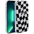 thumbnail image 1 of Phone Case for iPhone XR, Kawaii TPU Bumpers Back Phone Cover for iPhone XR (6.1 inch), Fashion Black & White Grid Designs iPhone Case for Girls and Women, 1 of 5