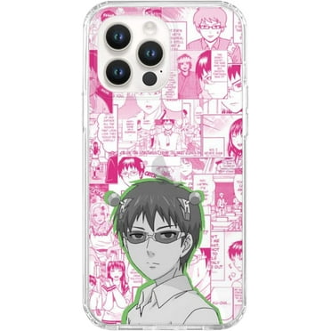 Phone Case saiki k Waterproof Scratch Transparent Compatible with iPhone X/XS 5.8 Inch