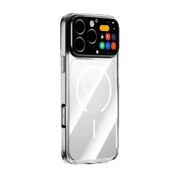 Phone Case with Back Interactive Display for iPhone 16 Pro Max