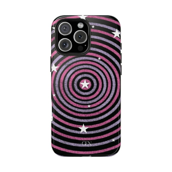 Phone Cases Cover, Cosmic Spiral Phone Case – Trippy Starburst Illusion Design Cover Cases for iPhone 16 Pro Max, 16 Plus, 15, 14, 13, 12, 11, X, Samsung Galaxy S25, S24, S23, S22