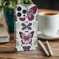 thumbnail image 1 of Phone Cases Cover, Mystic Butterfly Phone Case – Boho Floral Moon Design Cover Cases for iPhone 16 Pro Max, 16 Plus, 15, 14, 13, 12, 11, X, Samsung Galaxy S25, S24, S23, S22, 1 of 4
