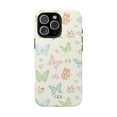 thumbnail image 1 of Phone Cases Cover,Spring Flutter Tough Phone Case – Dual-Layer Pastel Butterfly Design for iPhone 16 Pro Max, 16 Plus, 15, 14, 13, 12, 11, X, Samsung Galaxy S25, S24, S23, S22, 1 of 5