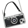 thumbnail image 1 of Phone Cases for iPhone 13 Pro Max, Cute Camera Design, 3D Vintage Camera Cover Phone Case with Wrist Strap & Long Lanyard (Black, iPhone 13 Pro Max), 1 of 7