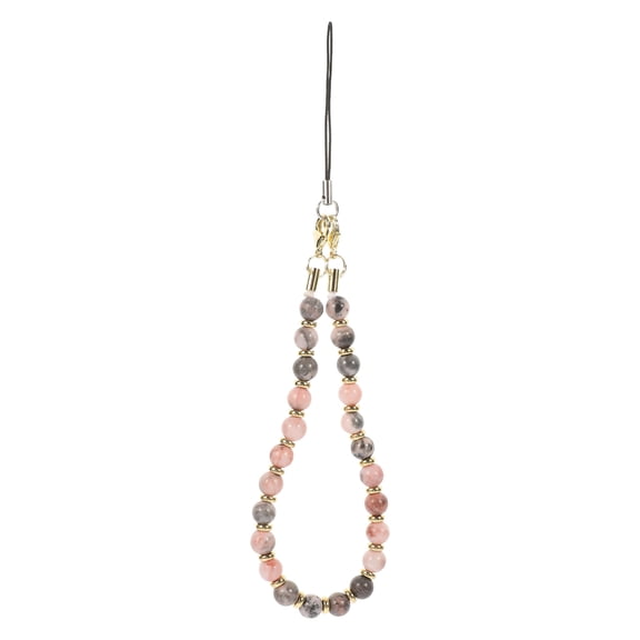 Pawsdot Cute Pink Beaded Phone Strap, Easy Installation for Unique Look