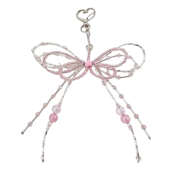 Phone Chain Pendant Telephone Lanyard Cellphone Bracelet Fashion Keyring Keychain with Butterfly Charm For Women Jewelry