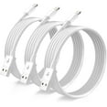 thumbnail image 1 of ZAP 3 Pack 6FT i-Phone Charger, Fast Charging USB A Cable Compatible with iPhone 14/13/12/11/Pro, iPad, White, 1 of 8