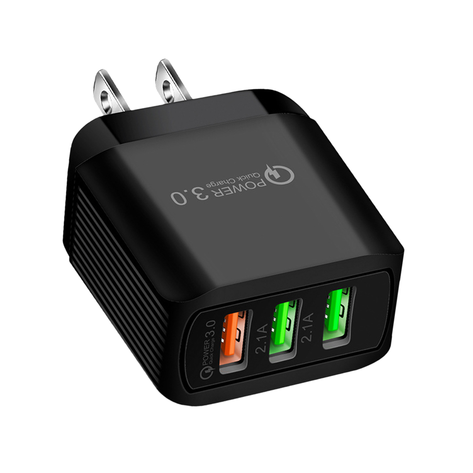 Phone Charger Wall Plug, 18W QC3 0 Plug in USB Mobile Phone Charger ...
