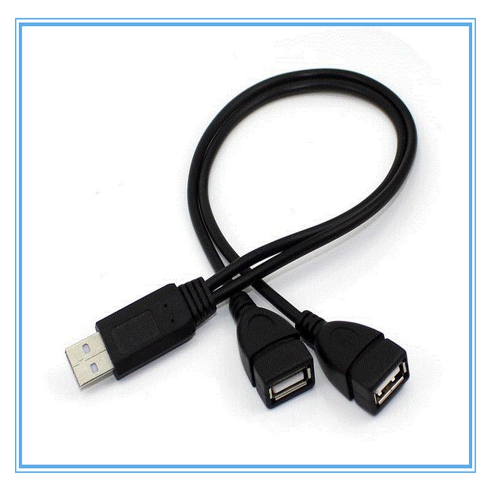 Phone Chargers for Android USB One Minute 2in1 Male Two Female Data Two