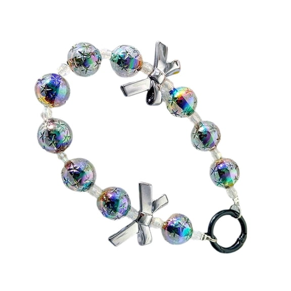 Phone Charm Straps Universally Cellphone Lanyard Wrist Straps Beaded Phone Chain String Handmade Phone Lanyard