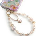 thumbnail image 1 of Phone Charm for Women, Anti-Theft Phone Wrist Strap Hands-Free & Beaded Chain, Detachable Cell Phone Lanyard with Tether Tab, 1 of 6