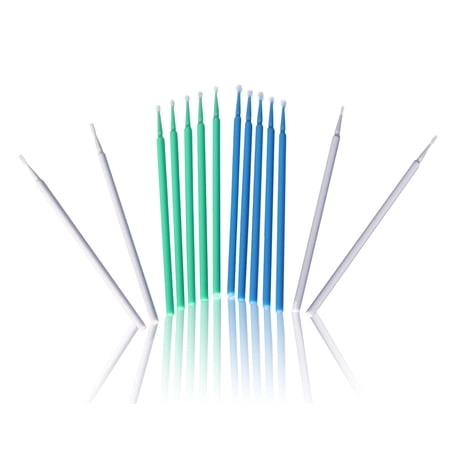 Phone Cleaning Brushes With Mini Soft Round Cotton and Felt Tip, Clean Phone, Tablet, Laptop, or Computer, 3 different Colors, by KC Republic Mini Tippers Phone Cleaning Brush System, 30PCS