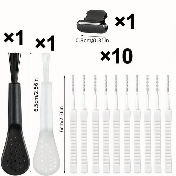 Phone Cleaning Kit with 14Pcs Brushes - Compact and Efficient for Daily Use