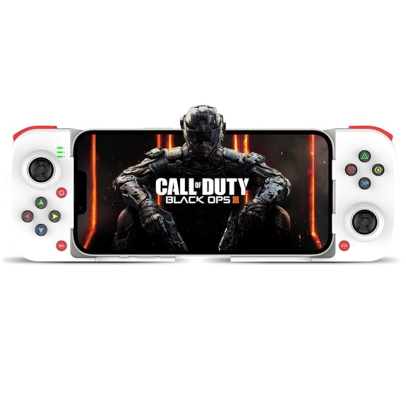 Phone Controller for iPhone/Android Support Phone Case, Mobile Gaming Controller with Ergonomic Design - Wireless Gamepad for Cloud Gaming & PS Remote Play