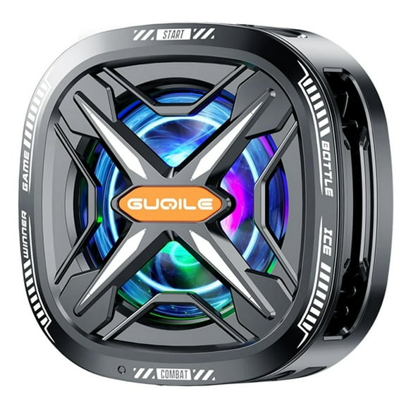 Phone Cooler, Magnetic Case Phone Cooling Fan,Enfriador Para Celular, Mobile Cellphone Radiator,1 * Phone Cooler,Black