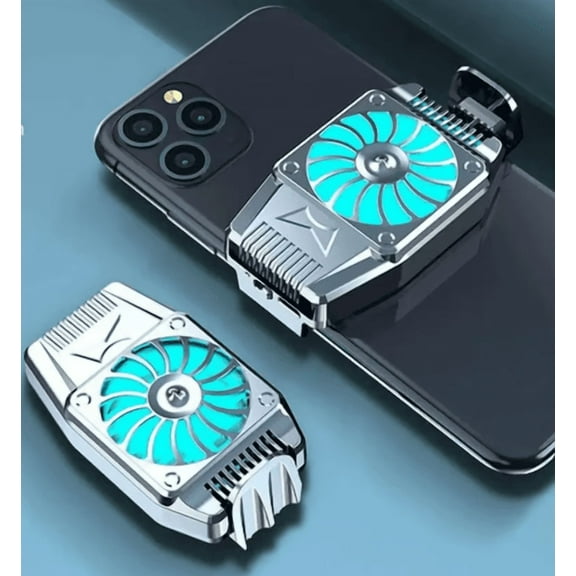 Phone Cooler for Gaming, Universal Phone Cooling Fan, Mobile Phone Radiator Case for iPhone Android