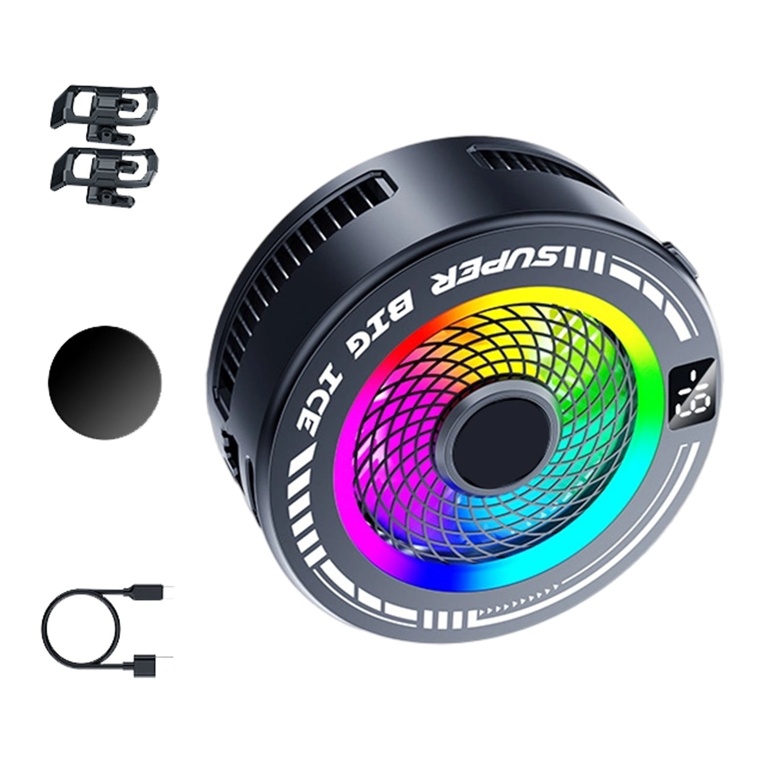 Curated visual reference: Gallery Detail: Phone Coolers With AI Temperature Control Light Effect Adjustable For