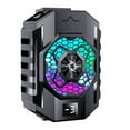 thumbnail image 1 of Phone Cooling Fan with Light Back Clip Radiator Semiconductor Cooling Heatsink Low Noise 2 Speed Adjustable, 1 of 9