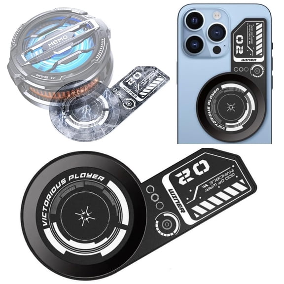 Phone Cooling Pad Heatsink Thermal Self-Adhesive Plate to Unleash Mobile Gaming and Live Stream Enhanced Heat Dissipation with Vapor Chamber Technology for Magnetic/Back Clip Radiator