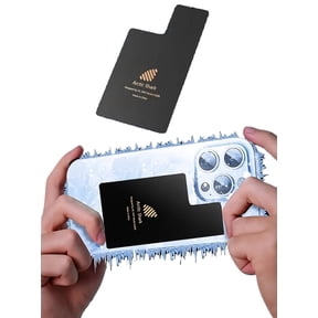 Phone Cooling Plate & Heatsink Pad Advanced Thermal Dissipation for Gaming & Streaming Enhanced Heat Absorption Radiator Fan Ready Compatible with iPhone & Smartphones with Left-Positioned Cameras