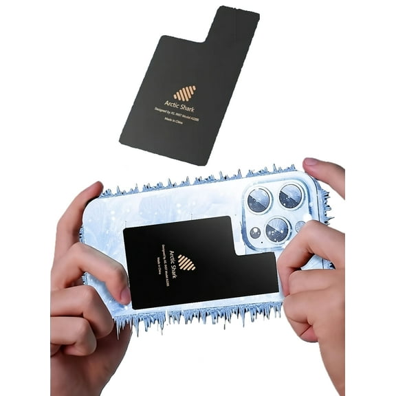 Phone Cooling Plate & Heatsink Pad – Advanced Thermal Dissipation for Gaming & Streaming Enhanced Heat Absorption Radiator Fan Ready Compatible with iPhone & Smartphones with Left-Positioned Cameras