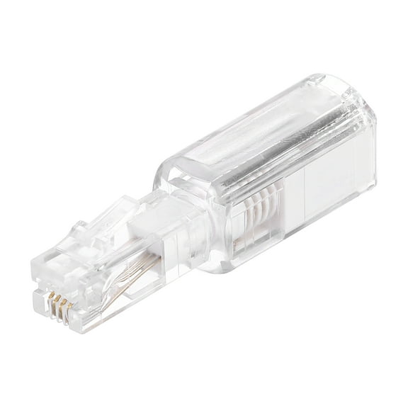 Phone Cord Detangler, 360 Telephone Cord Detangler Swivel Anti Tangle Landline, Clear White