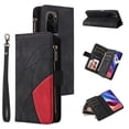 thumbnail image 1 of Phone Cover for Poco F3, Shockproof Purse 2 Color Assorted 9 Card Slots with Zipper Storage Handbag Case for Poco F3, 1 of 5