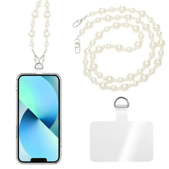 Phone Crossbody Chain CellPhone Lanyard,Universal Phone Chain Strap with Tether Patches Compatible with Most Phones
