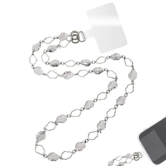 Phone Crossbody Chain CellPhone Lanyard,Universal Phone Chain Strap with Tether Patches Compatible with Most Phones