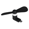 thumbnail image 1 of Phone Fan,Mini Usb Cooling Hand Fans Portable Cell Phone Fan Small Personal Travel Pocket Fans Summer Gadgets Black, 1 of 4