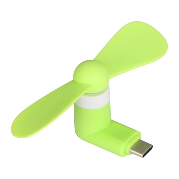Phone Fan,Mini Usb Cooling Hand Fans Portable Cell Phone Fan Small Personal Travel Pocket Fans Summer Gadgets Green