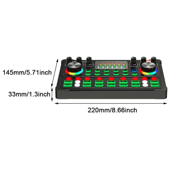 Phone For Singing Noise Reduction Studio Universal Audio Mixer Voice Change Home -compatible Live Broadcast Sound Card