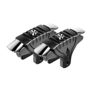 Phone Game Controller with 6-Finger Buttons & Joystick - Quick Fire-Triggers for Mobile Gaming - Ergonomic Grip Design