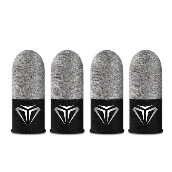 2Pairs Mobile Game Controller Finger Sleeve Sets Anti-Sweat Breathable Finger Sleeve for Mobile Legends