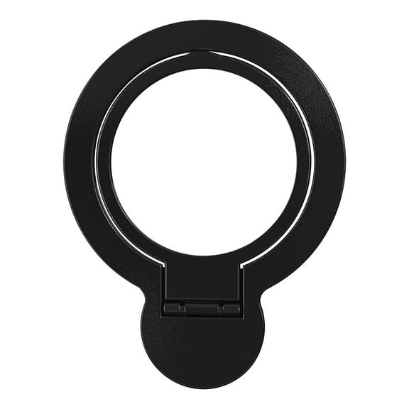 Phone Grip, Phone Ring Holder Finger Kickstand, Foldable & Adjustable Metal Cell Phone Rings Gripper Stand Work with Magnetic Car Mount for iPhone Samsung &Other Phones
