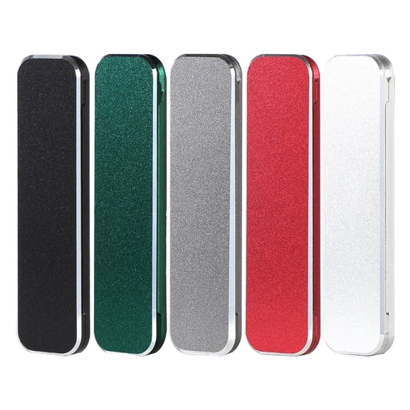 Phone Grip Stand, Mobile Holder, Metal Ultra-Thin Back Adhesive Foldable Ring Kickstand for Hands-Free Viewing, 1-Pack