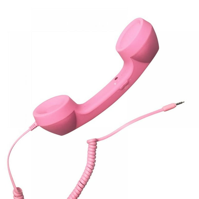 Phone Handset,Retro Telephone Handset,Phone Call Receiver,Mini Mic Speaker,for Mobile Phone Smart Cell Phone Tablet Notebook