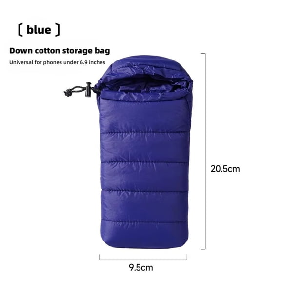 Phone Heater Case, Portable Phone Warmer Pouch Prevents Cold Weather Shutdown for Skiing & Winter Outdoor Activities