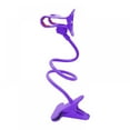 thumbnail image 1 of Phone Holder Bed Gooseneck Mount - Overall Length 26in, Flexible Arm 360 Mount Clip Bracket Clamp Stand for Cell Phone XS Max XR X 8 7 6 Plus 5 4 or Other Cellphone, 1 of 8