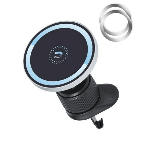 Phone Holder Bracket Stand Rack 360 Degree Rotation Powerful Magnets for Car Mount Strong Grip Secure Driving Experience