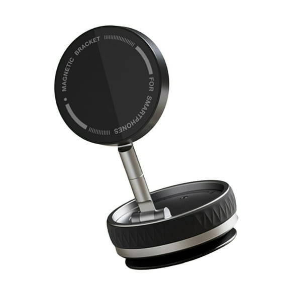 Phone Holder Bracket Stand Rack 360 Degree Rotation Powerful Magnets for Car Mount Strong Grip Vacuum Suction Attachment