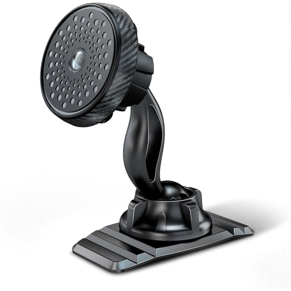 Phone Holder for Car - Magnetic Mount Vehicle Dashboard, [Double 360 Adjustable Stand] Cell Automobile Cradles with Strong Magnets iPhone