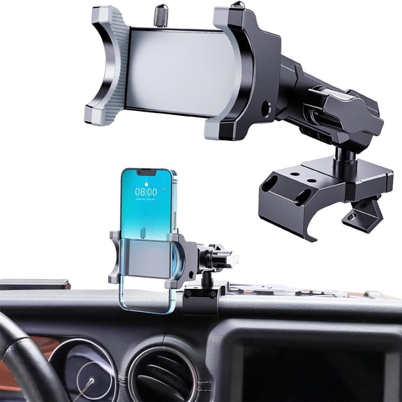 Phone Holder Dash Mount System Kit Dashboard Accessories Driver Side (Not for 4xe)
