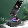 thumbnail image 1 of Phone Holder Desk,Moft Phone Stand,Mobile Phone Stand Audio In 1 Rotating Foldable Lazy Live Streaming Desktop Tablet Stand Multifunctional,Phone Desk Stand,Desk Phone Holder(Black), 1 of 7