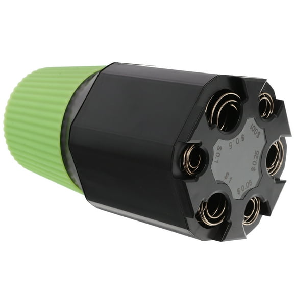 Holder Portable Coin Dispenser Coil Bottle Coins Organizer 2pcs