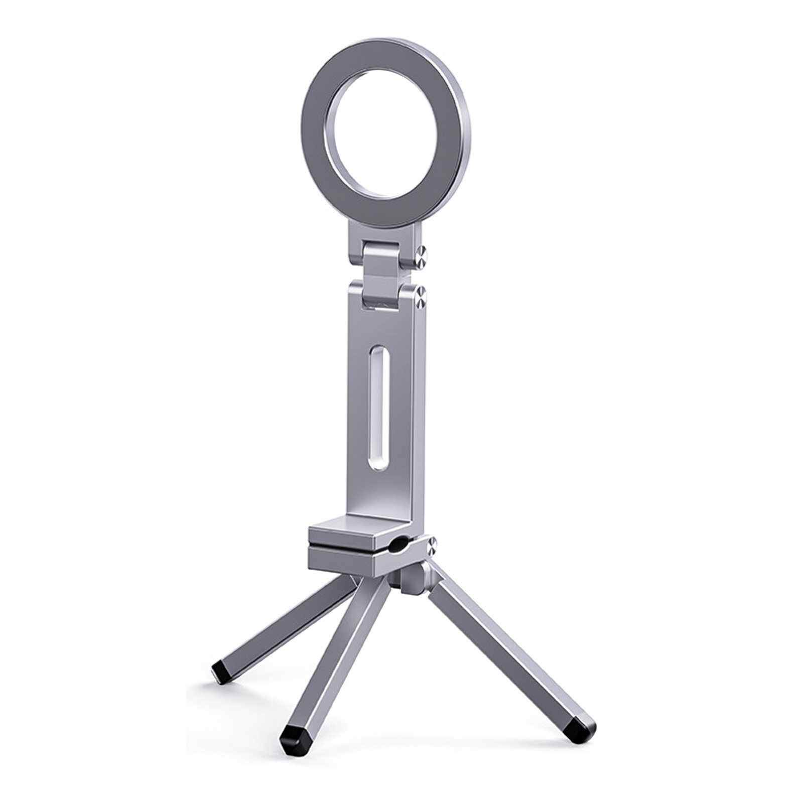 Phone Holder Foldable Angles Adjustment Phone Tripod Stand Portable Brackets Universally Desktop Phone Holder