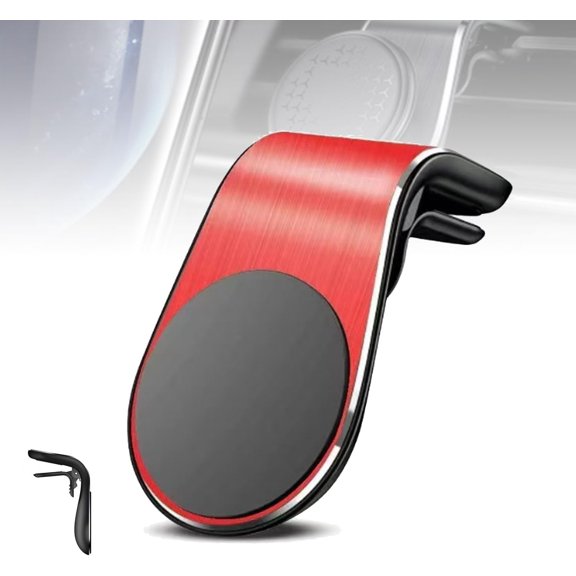 Phone Holder, Mobile Phone Navigation Magnetic Bracket, L Type 360° Rotatable Car Mount Magnet Universal Car Cellphone Holder, for Any Smartphone