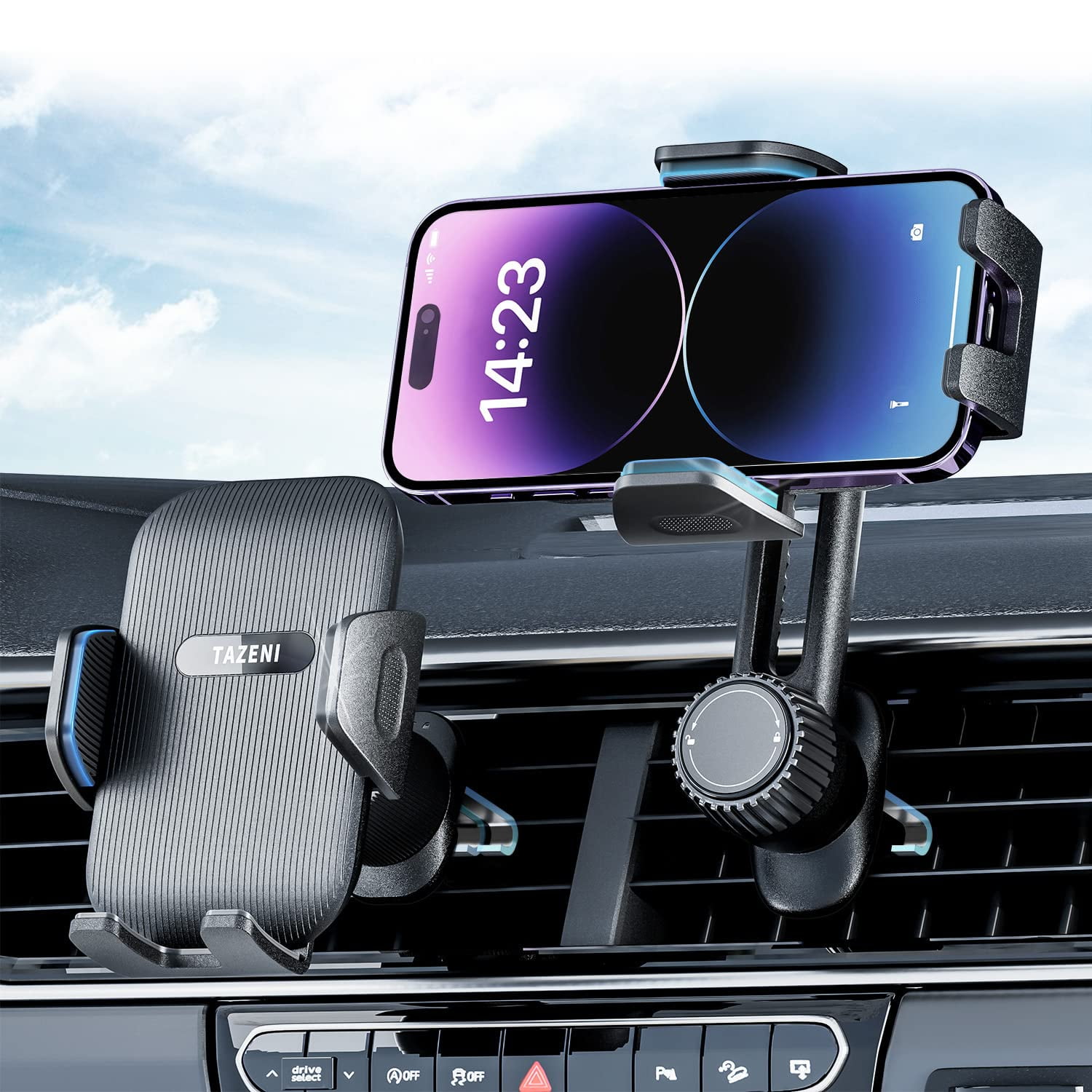 Phone Holder Mount GP27 for Car [Enjoy Air Flow] Universal