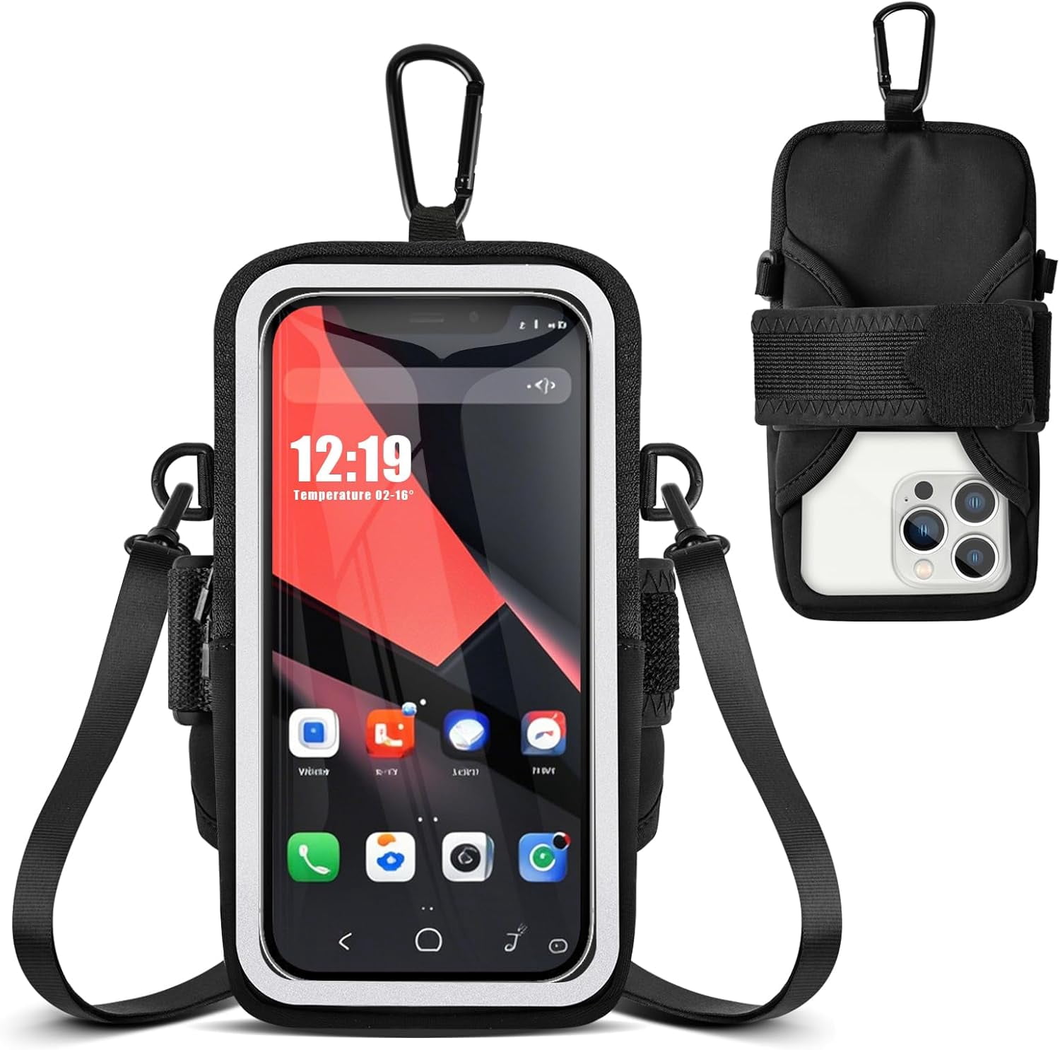 Exercise Phone Hoder Phone Holder for Running, Walking & Workout, Cell Armband with ...