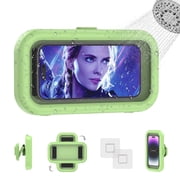 Phone Holder for Shower, Waterproof 360°Rotation Shower Phone Holder with Touchable Screen Phone Case for Shower Bathroom Bathtub Kitchen for iPhone 17 16 15 14 13 12 Samsung Google up to 7"